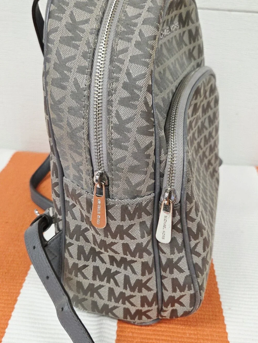 Michael Kors Abbey MK signature Logo Mini Backpack